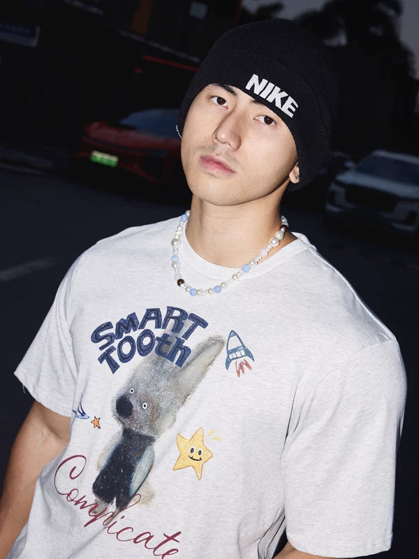 Cartoon Graphic Print Short-Sleeve T-Shirt 5