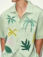 Casual Floral Print Short-Sleeve Shirt 3