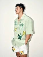 Casual Floral Print Short-Sleeve Shirt 4