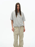Casual Loose V-Neck T-Shirt 4