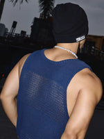 Casual Mesh Hollow-Out U-Neck Vest 4