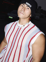 Casual Striped Knit Sleeveless Vest 5