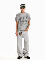 Classic Relaxed Fit Raw Denim Pants 4