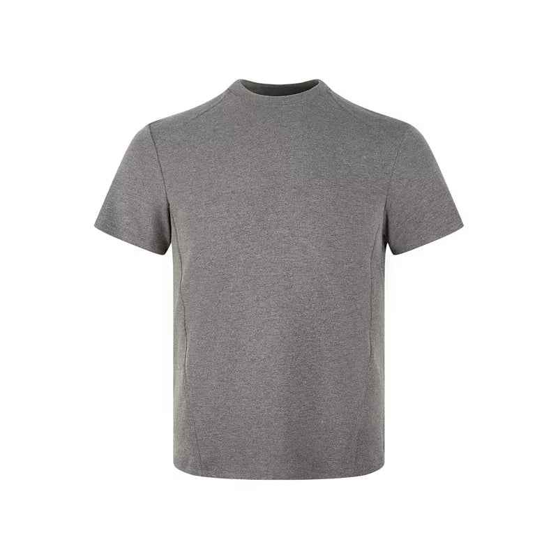 6047279833991,6047279833992,6047279833993,6047279833994, Cleanfit Mock Neck Short Sleeve T-Shirt
