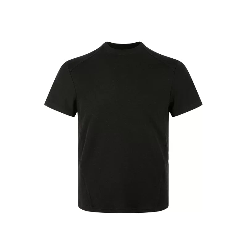 6047279833995,6047279833996,6047279833997,6047279833998, Cleanfit Mock Neck Short Sleeve T-Shirt
