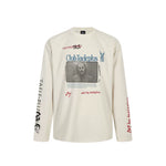 6026189532024,6026189532025,6026189532026, Clown Graphic Waffle Knit Crewneck Sweatshirt
