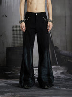 Coated Flared Pants 1
