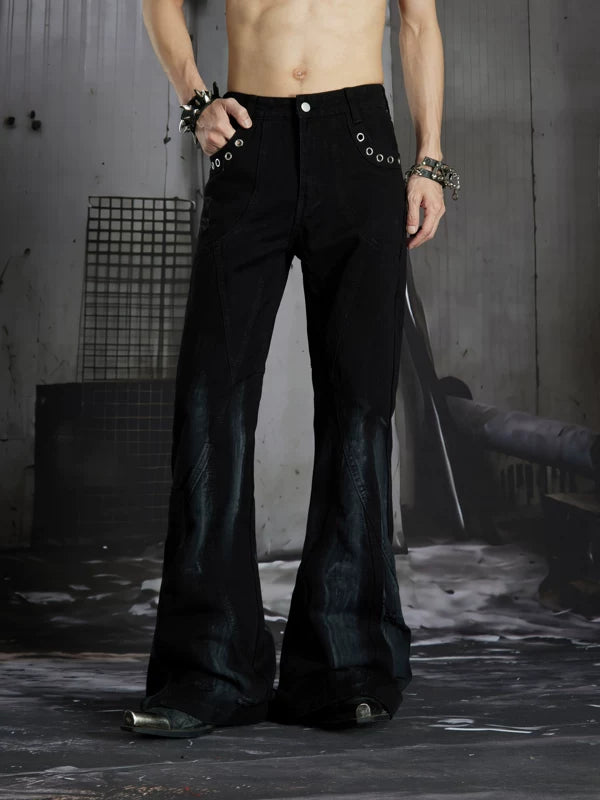 Coated Flared Pants 3