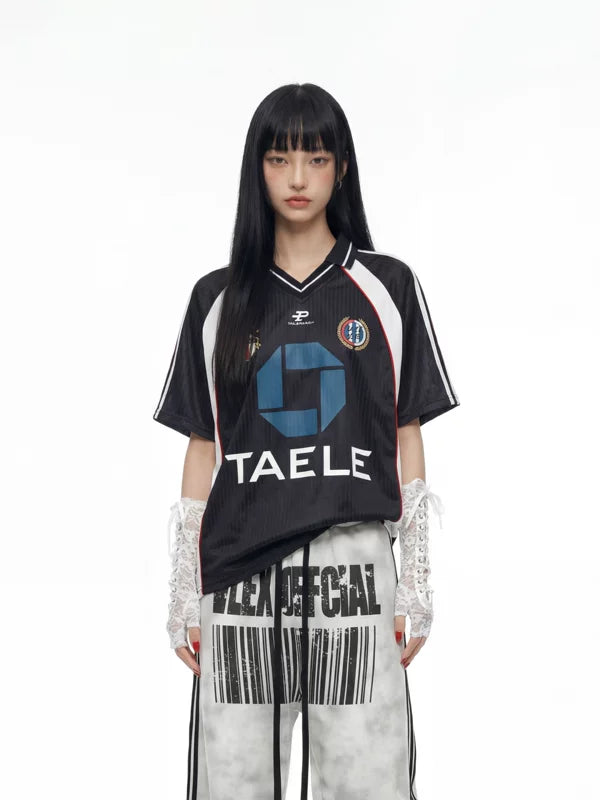 Collared Jersey Style Short-Sleeve Sport T-Shirt 2