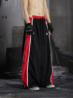 Color Block Wide-Leg Sports Pants 3