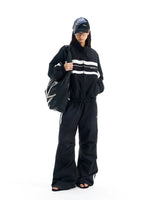 Color Block Windproof Sports Track Jacket 1