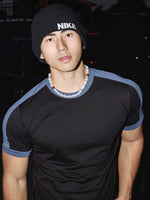 Color-Blocked Slim Fit Short-Sleeve T-Shirt 5