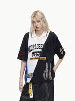 Colorblock Graphic Quick-Dry Polo Shirt 1