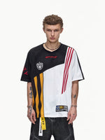 Colorblock Mesh Quick-Dry Sports Jersey Tee 1