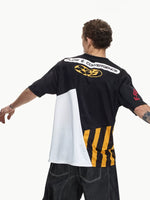 Colorblock Mesh Quick-Dry Sports Jersey Tee 3