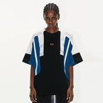 5737685920117,5737685920118,5737685920119,5737685920120, Colorblock Textured Embroidered Oversized T-Shirt
