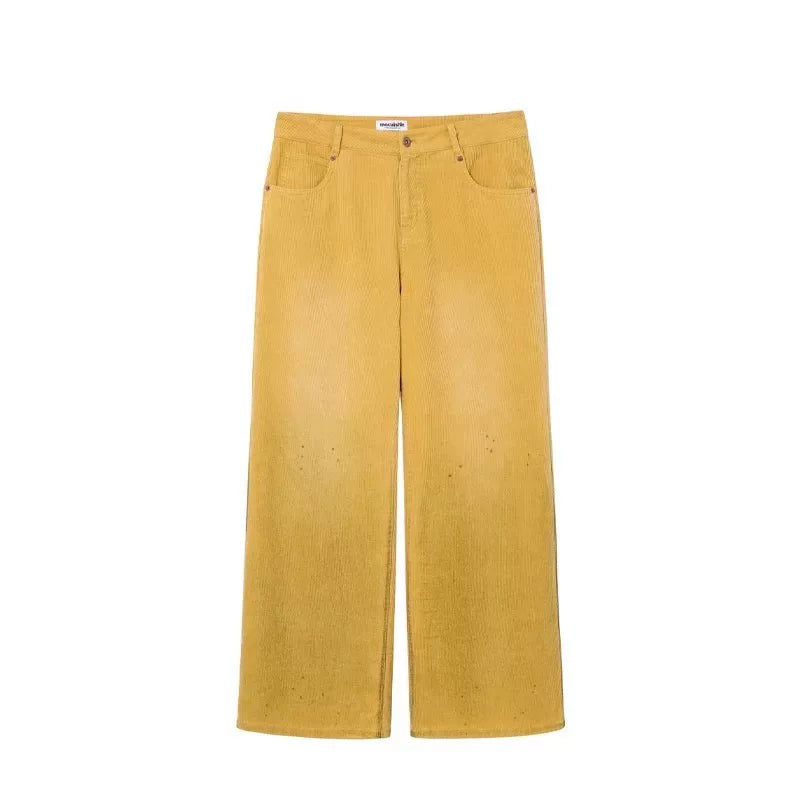 5941595376490,5941595376494,5941595376498,5941595376502, Corduroy Baggy Slimming Water Pants