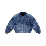 5997241081865,5997241081866,5997241081867, Corduroy Denim Bomber Jacket with Rivets