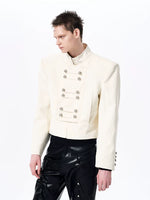 Corduroy Stand Collar Court Style Jacket 4