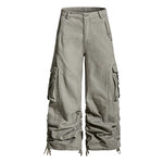 6241658994756,6241658994758,6241658994760,6241658994762,6241658994764, Cotton Cargo Wide Leg Pants