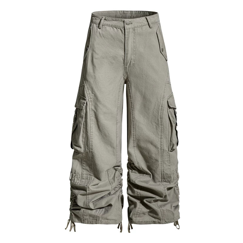 6241658994756,6241658994758,6241658994760,6241658994762,6241658994764, Cotton Cargo Wide Leg Pants