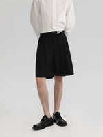 Cotton Double Pleat Mid-Length Suit Pants 2