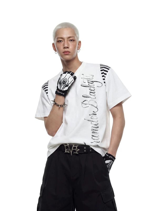 Cotton Graphic Print Street T-Shirt 1