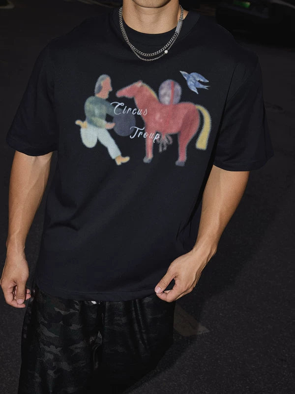 Cotton Graphic Short-Sleeve T-Shirt 3