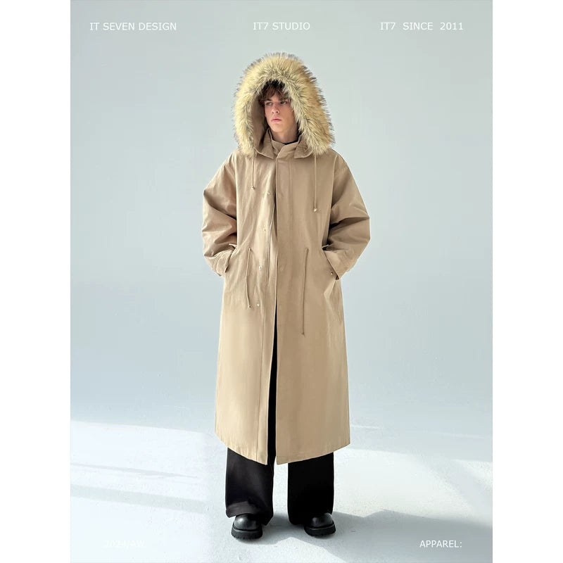 Cotton Long Oversized Padded Parka Coat 1