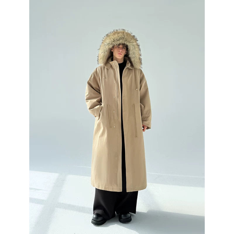 Cotton Long Oversized Padded Parka Coat 2