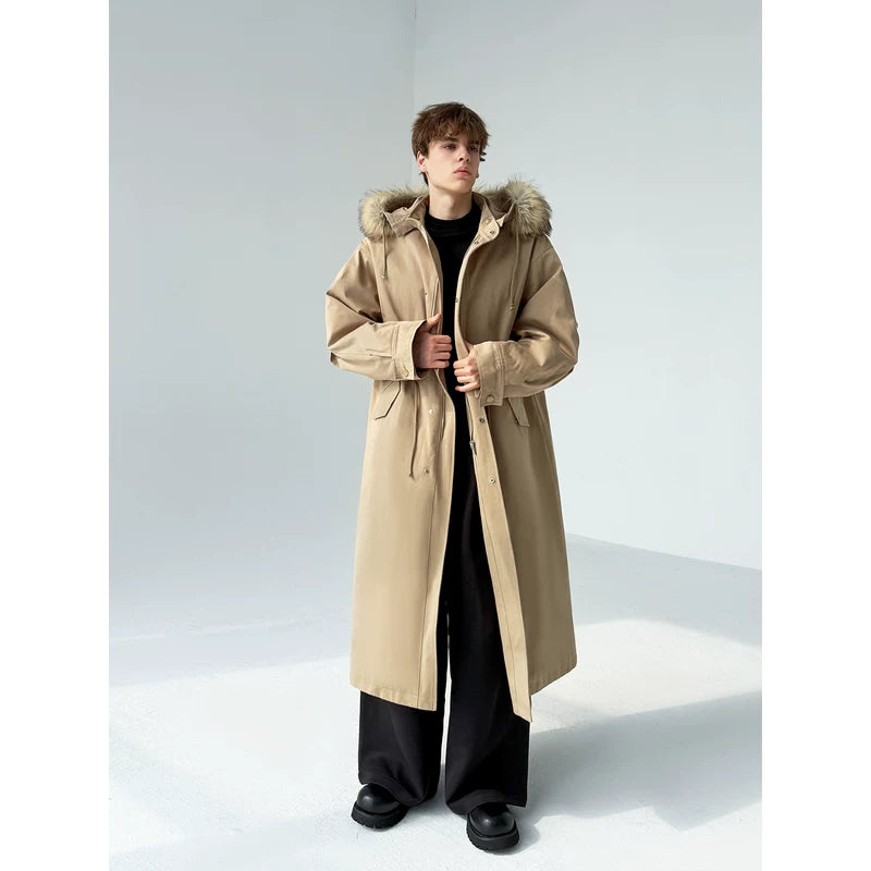 Cotton Long Oversized Padded Parka Coat 4