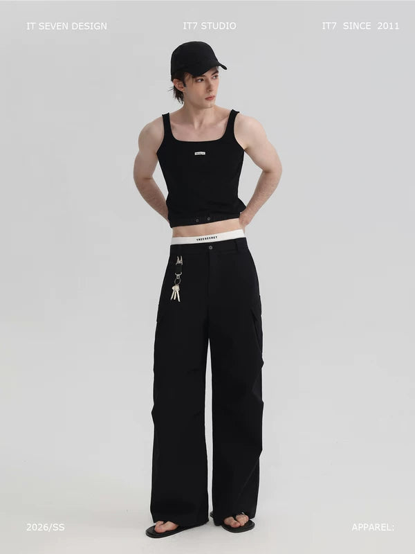 Cotton Loose Fit Cargo Pants 1