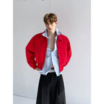Cotton Retro Cropped Barn-Style Jacket 2