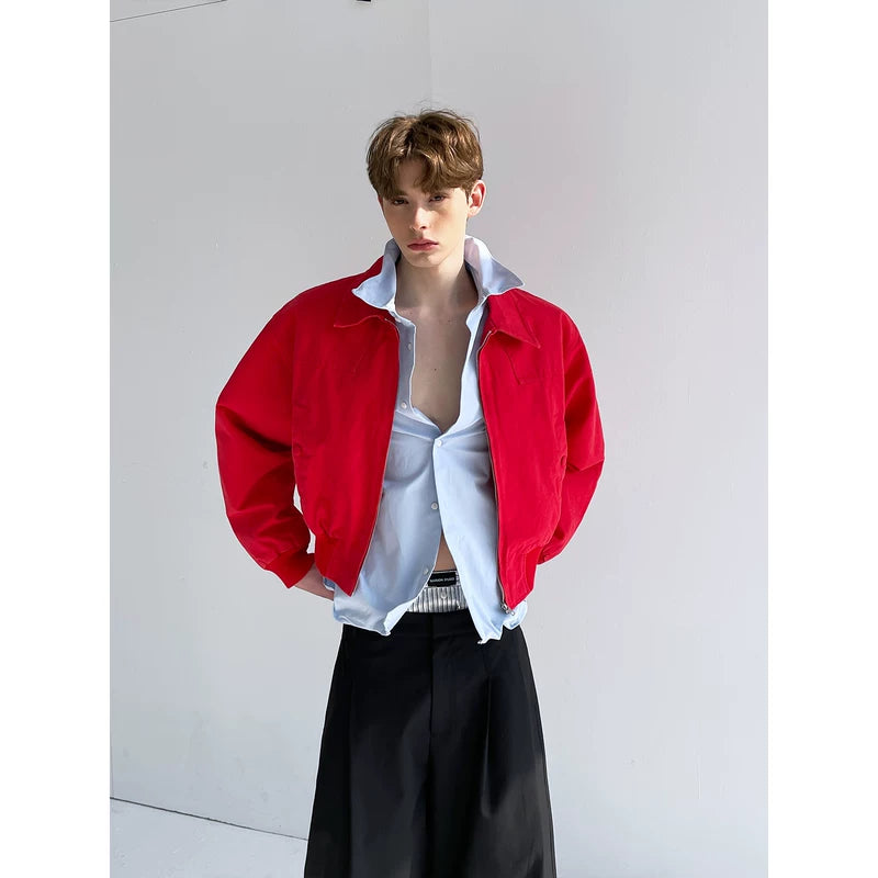 Cotton Retro Cropped Barn-Style Jacket 2