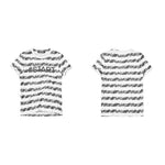 6265714139172,6265714139173,6265714139174,6265714139175, Cotton Skull Striped Rhinestone T-Shirt