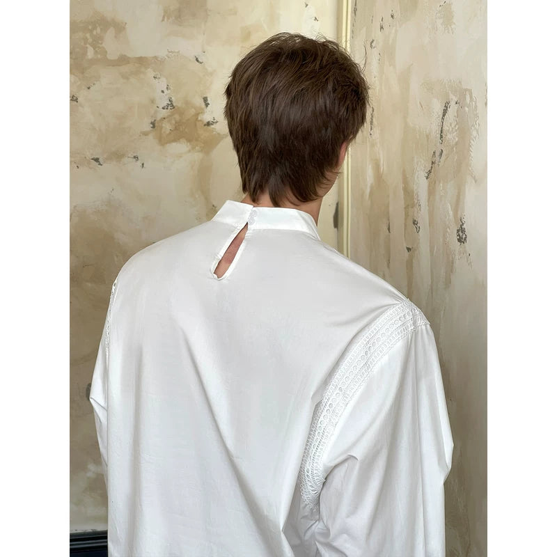 Crew Neck Long Sleeve Pullover Shirt 5