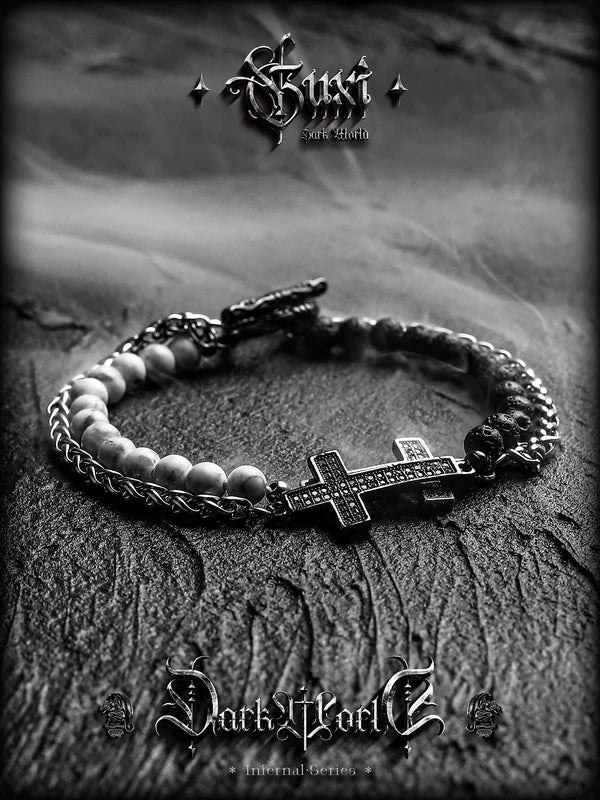 Cross Beaded Multi-Layer Bracelet 2