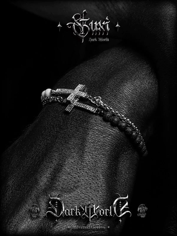 Cross Beaded Multi-Layer Bracelet 4