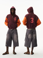 Cross Horse Graphic Zip Hoodie Cardigan 1