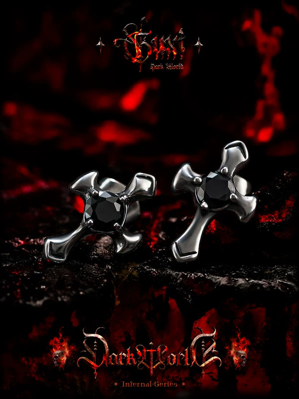 Cross Stud Earrings 3