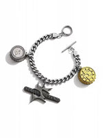 Curb Chain Charm Bracelet 1