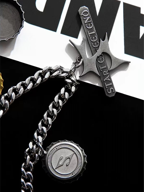 Curb Chain Charm Bracelet 4