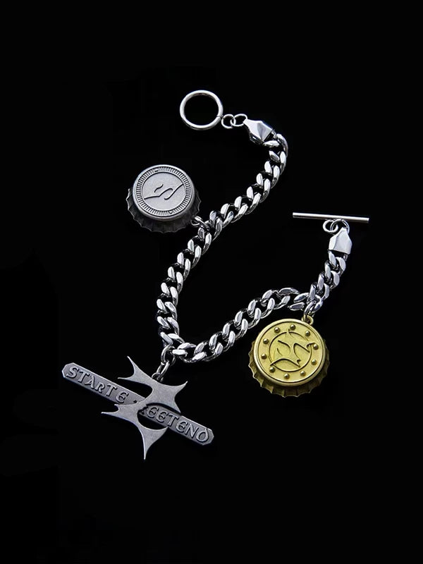 Curb Chain Charm Bracelet 5