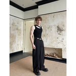 Cutout Ribbon Detail Fitted Vest 4