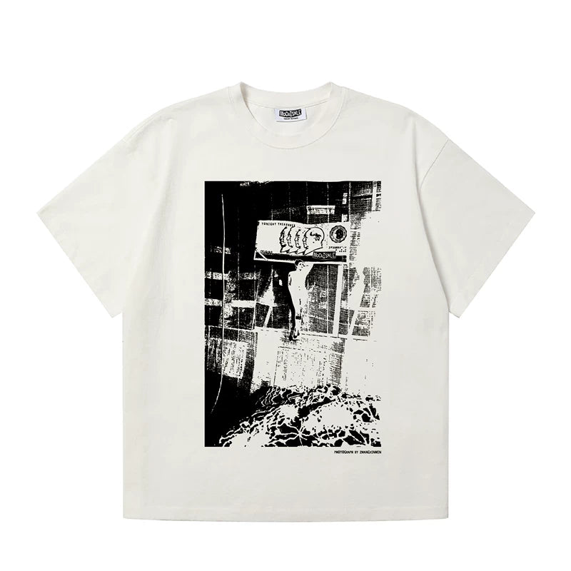 6170093838323,6170093838324,6170093838325,6170093838326, Daydream Graphic Short-Sleeve T-Shirt
