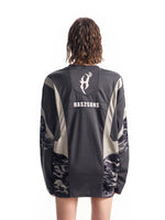 Deconstructed Camouflage Mesh Panel Pullover 2