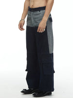 5277060091981, Deconstructed Denim Jacket and Cargo Pants Set