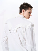 Deconstructed Design Long Sleeve Shirt 2