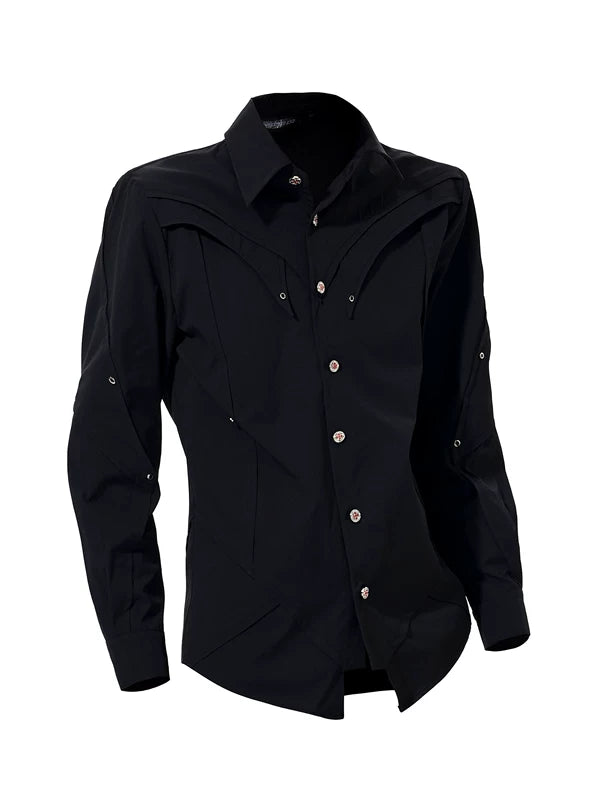 Deconstructed Design Long Sleeve Shirt 5