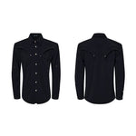 6034624940624,6034624940625,6034624940626,6034624940627, Deconstructed Design Long Sleeve Shirt